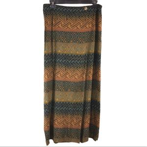 Vintage Tribal Wrap Skirt, Size M